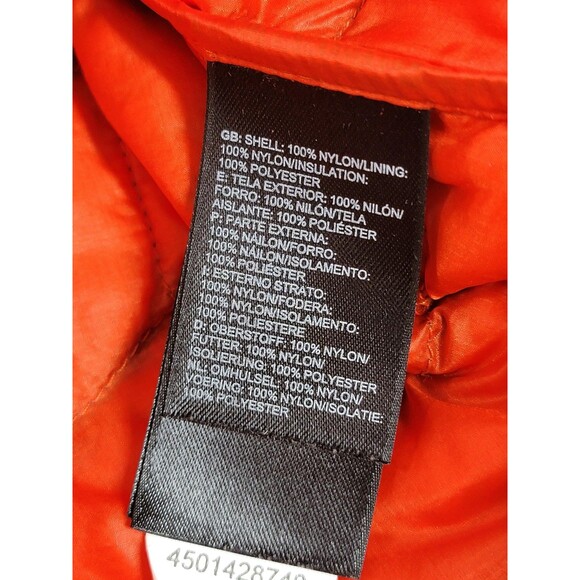 The North Face Vest Mens 2XL Gray Orange Quilted Insulated Lightweight Puffer - Picture 7 of 12